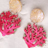 Coral Earrings