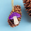 Mushroom Necklace & Earrings