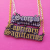 Star Sign Necklace