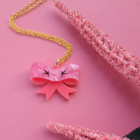 Valentine Bow Necklace