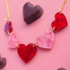 Valentine Hearts Necklace