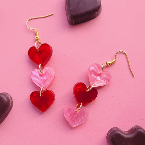 Valentine Hearts Earrings