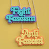 Anti Fascist Necklace