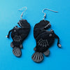 Black Anglerfish Earrings