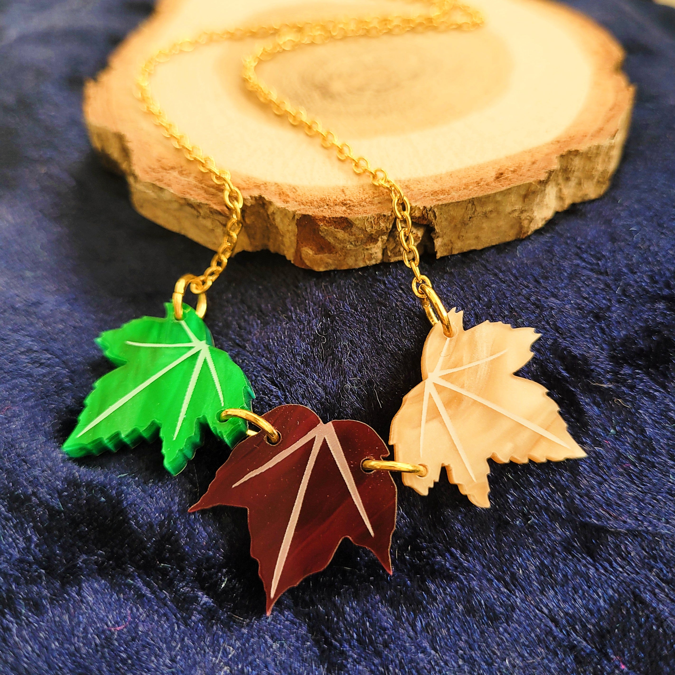 Maple necklace, Leaf becklace, Autumn Necklace, Maple leaf necklace, Gold  necklace, Silver necklace, Pendant necklace, Gift for birthday